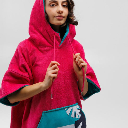 Surf Poncho Pink Wave