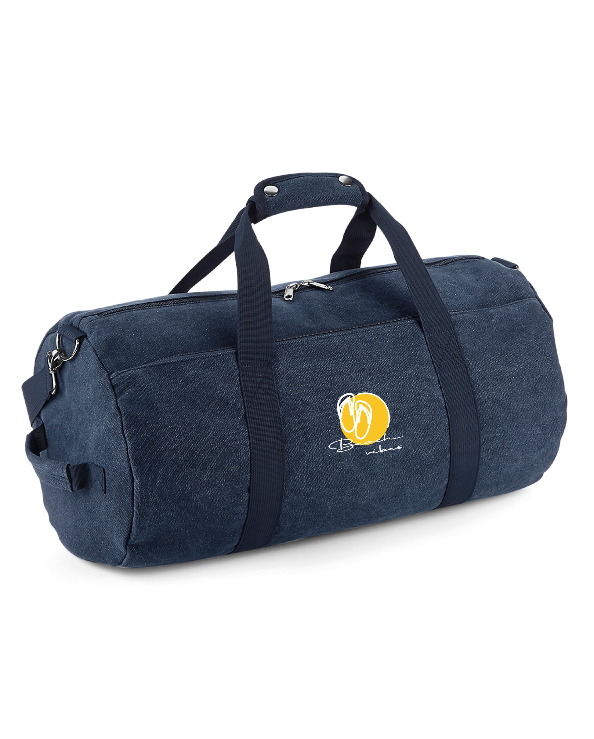 Travelbag with logo of Flip Flops and a sun