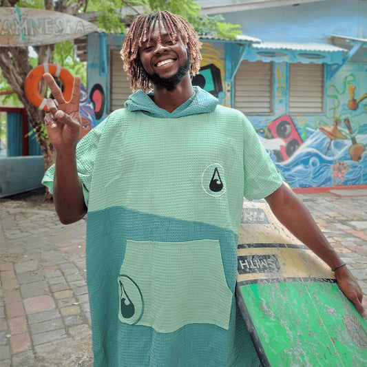 Travel Poncho Breese - Katoen Wafelstructuur