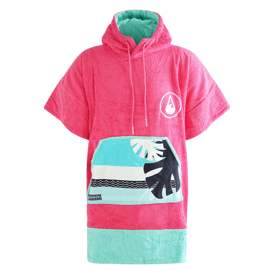 Surf Poncho Pink Wave