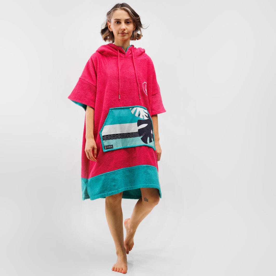 Surf Poncho Pink Wave