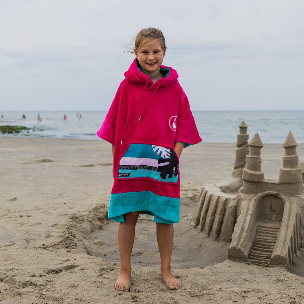 Surf Poncho Pink Wave