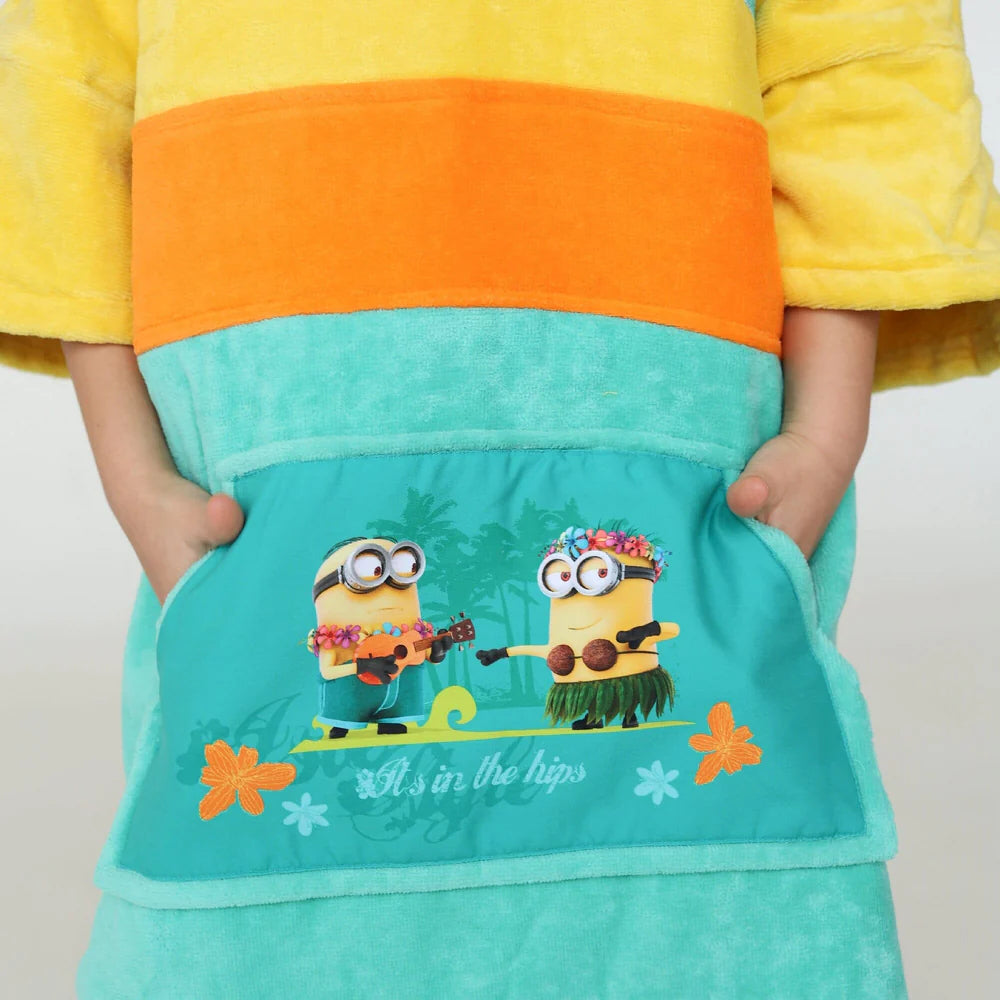 Surf Poncho Kinderen - Minions