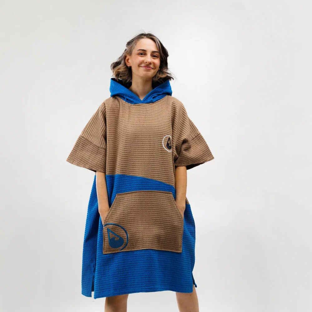 Travel Poncho Lighd - Katoen Wafelstructuur