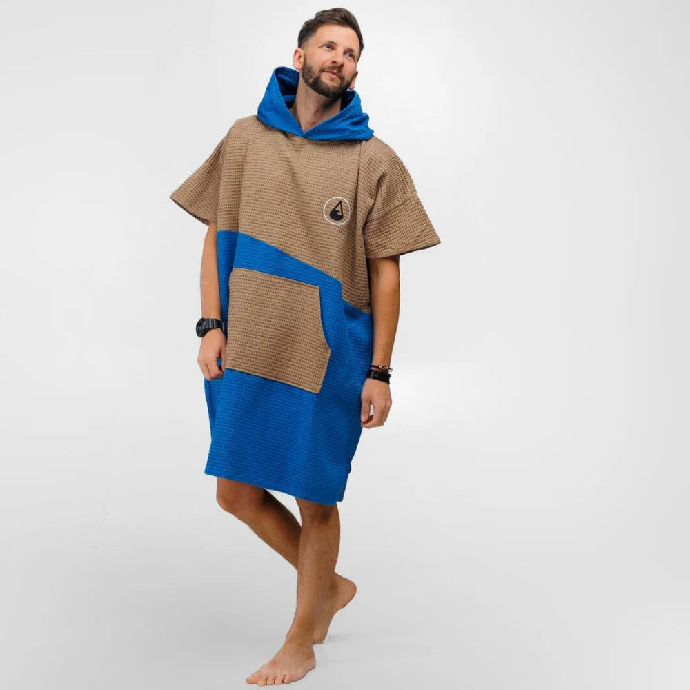 Travel Poncho Lighd - Katoen Wafelstructuur
