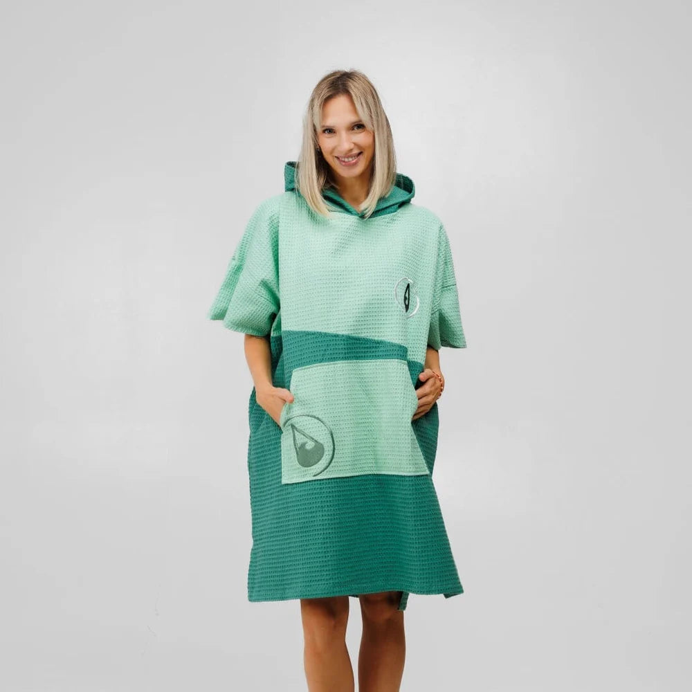 Travel Poncho Breese - Katoen Wafelstructuur